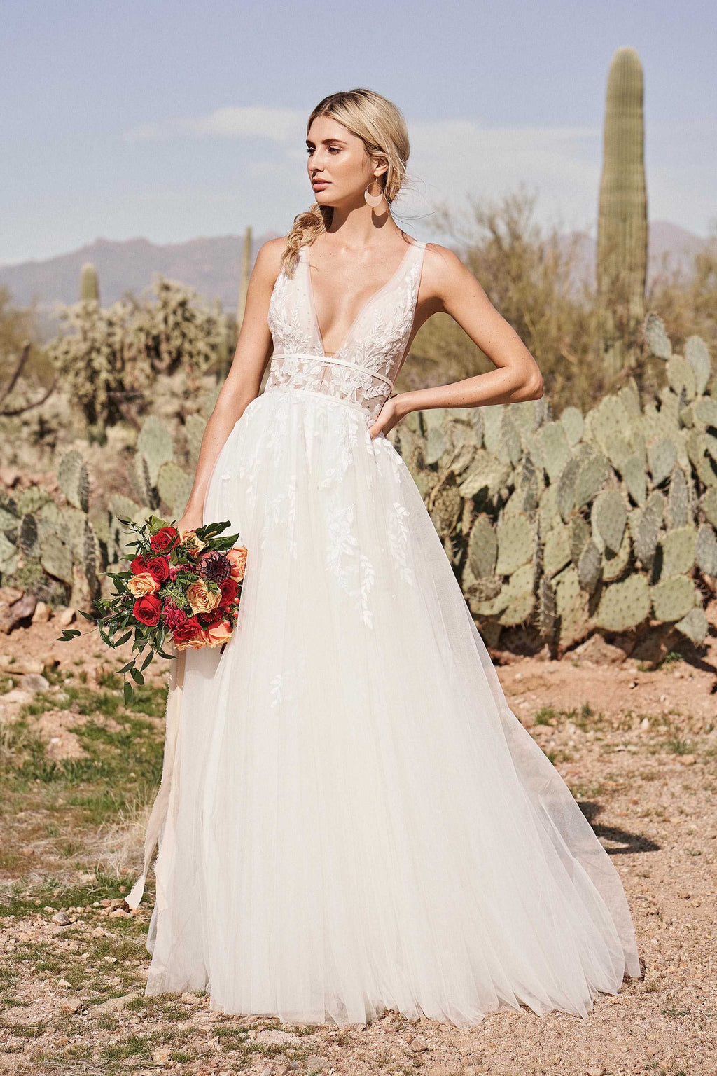 Vestido de Novia Lilian West 66155LND 1808 BGL