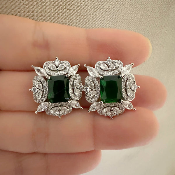 Aretes esmeralda