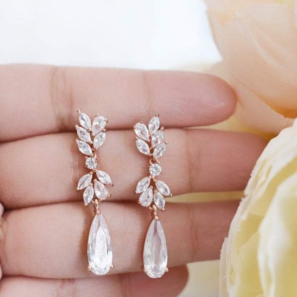 Aretes de Novia Cristal