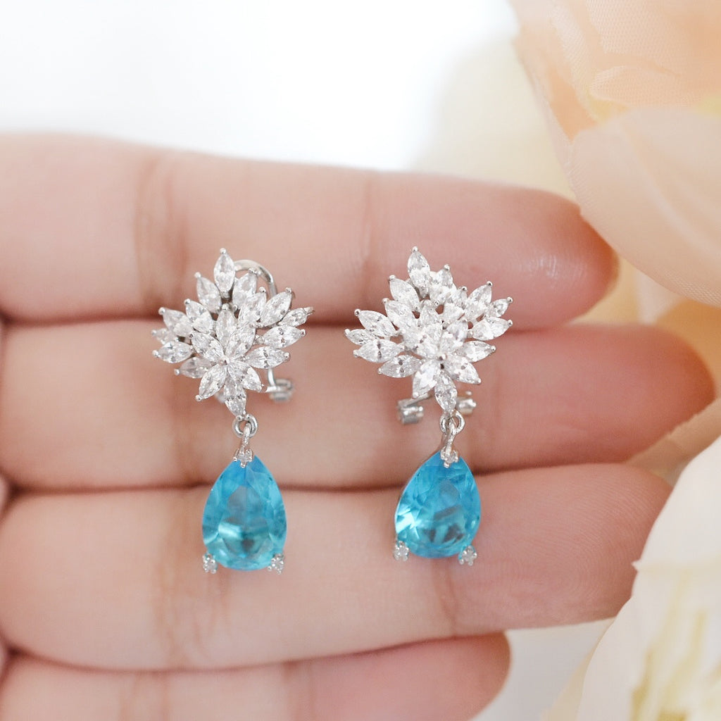 Aretes de Novia Cristal