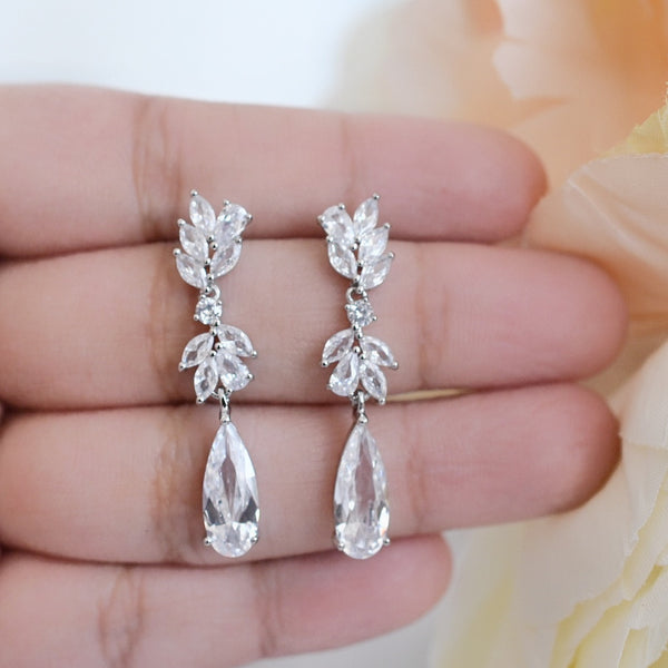 Aretes de Novia Cristal