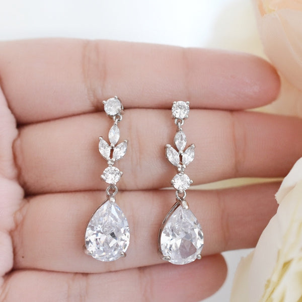 Aretes de Novia Cristal