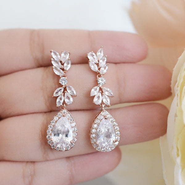 Aretes de Novia Cristal