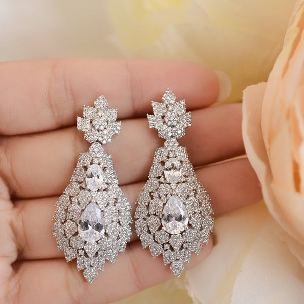 Aretes de Novia con Cristal