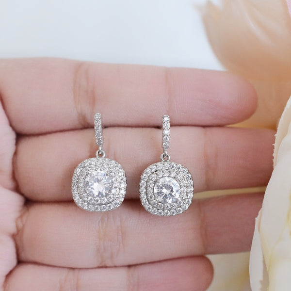 Aretes de Novia Cristal