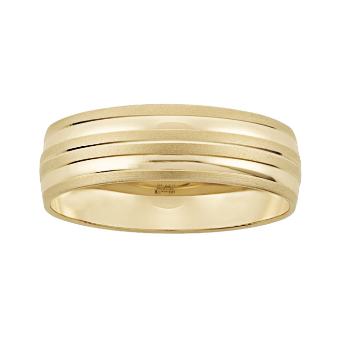 Argolla Matrimonial Oro 14k Mod. GJIP1-217