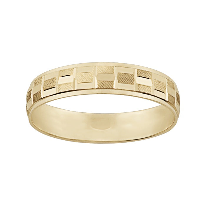 Argolla Matrimonial Oro 14k Modl 212