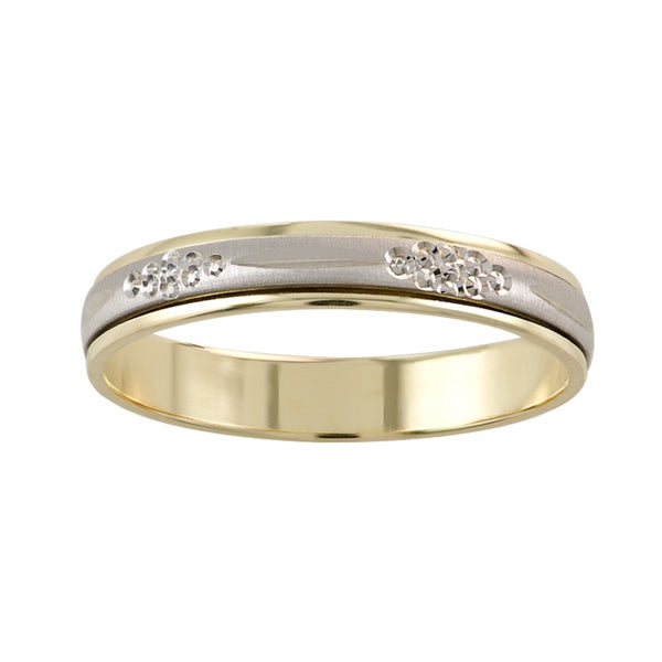 Argolla Matrimonial Oro 14k Mod. GJIP1-137