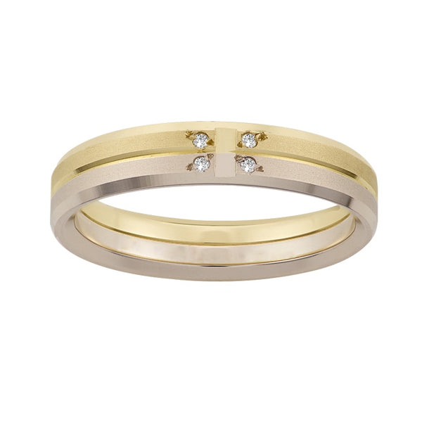 Argolla Matrimonial Oro 14k Mod. GJIP1-151