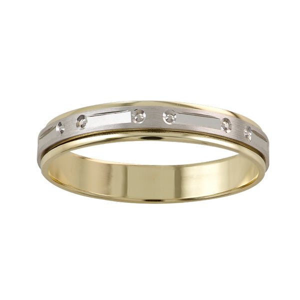 Argolla Matrimonial Oro 14k Mod. GJIP1-155