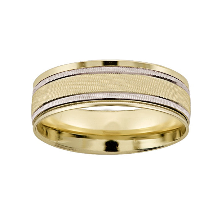 Argolla Matrimonial Oro 14k Mod. GJIP1-109