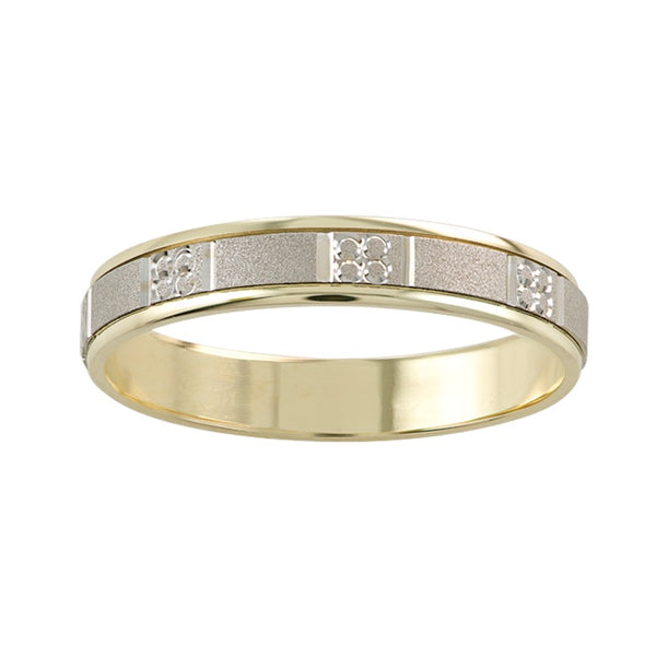 Argolla Matrimonial Oro 14k Mod. GJIP1-156