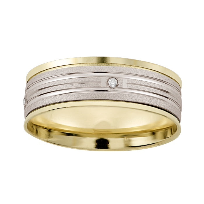 Argolla Matrimonial Oro 14k Mod. GJIP1-143