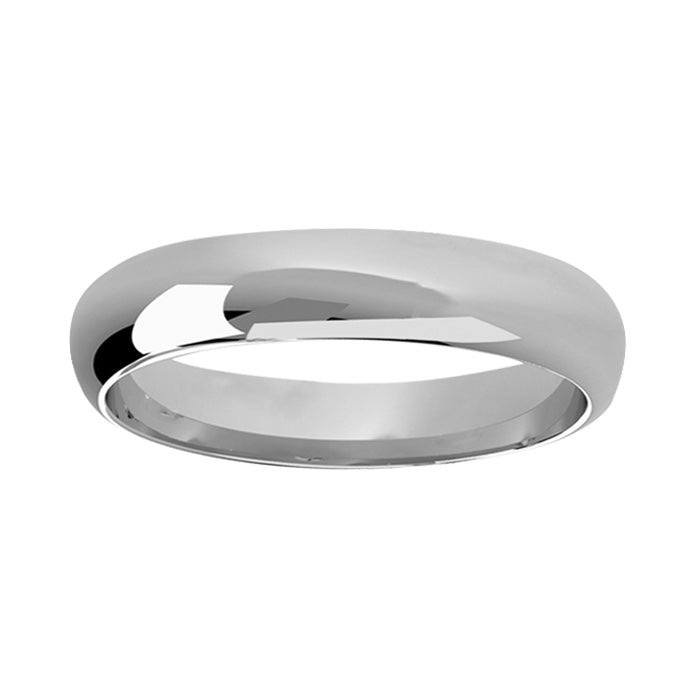 Argolla Matrimonial Oro Blanco 14k Mod. GJIP1-027