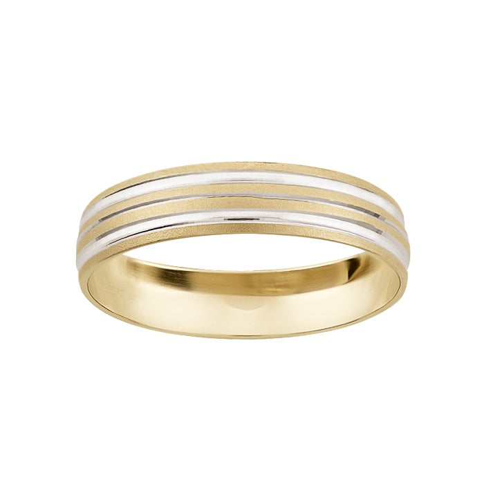 Argolla Matrimonial Oro 14k Mod. GJIP1-085