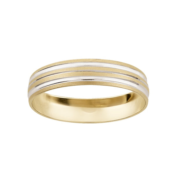 Argolla Matrimonial Oro 14k Mod. GJIP1-085