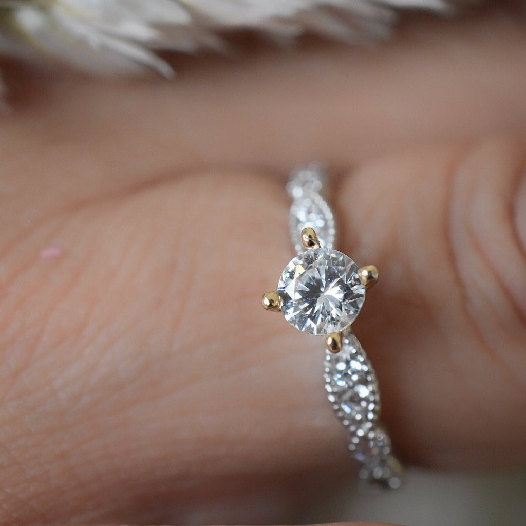 Anillo Compromiso Oro 14k Mod. GJIP45-022 211a9
